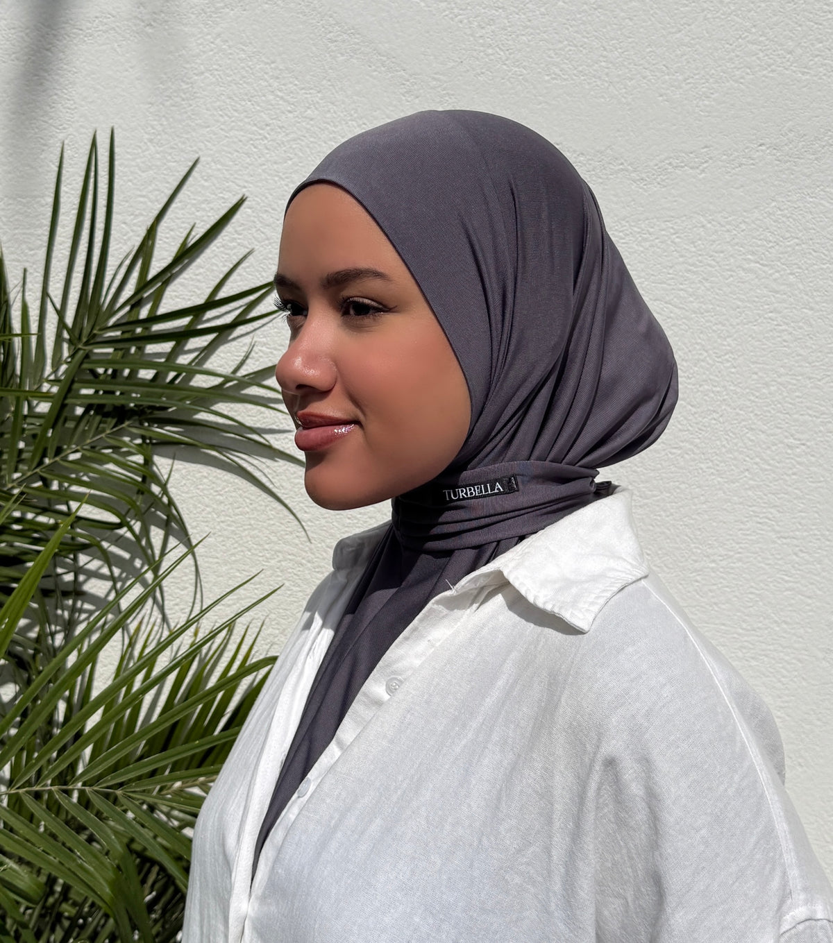 Instant Hijab Gris Ardoises