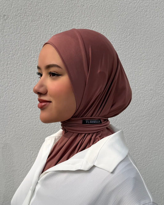 Instant Hijab Rose Down