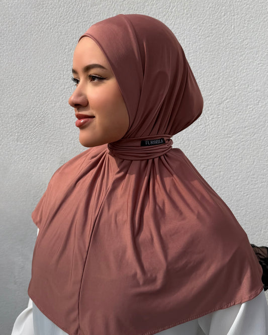 Instant Hijab Rose Down