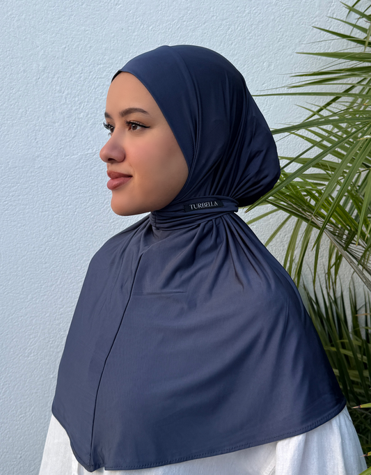Instant Hijab Navy Blue