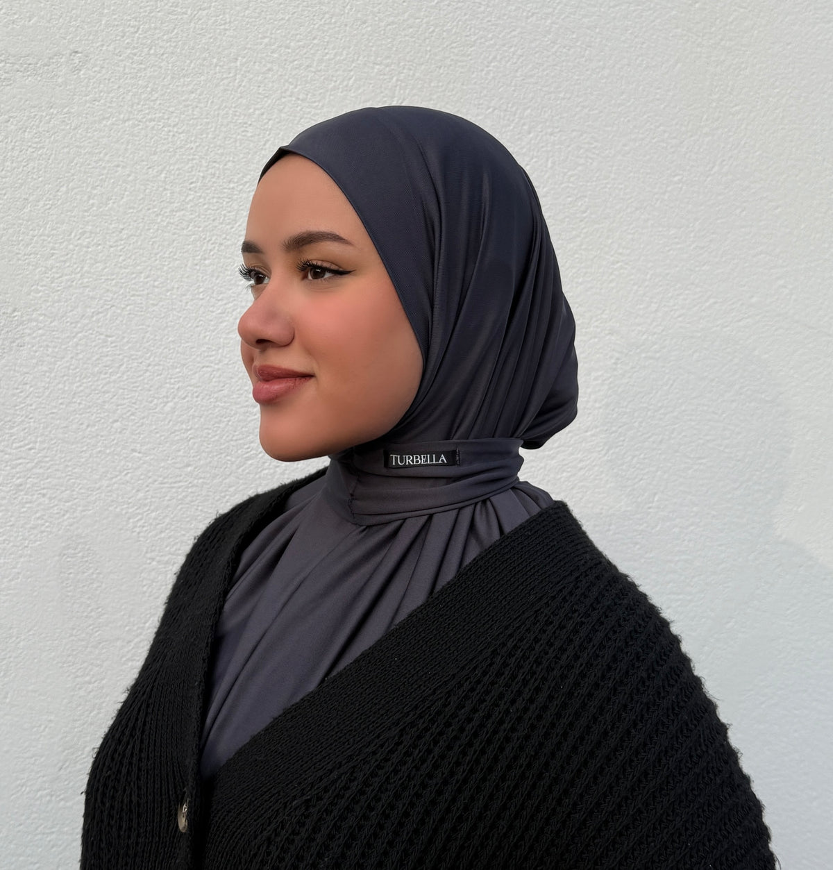 Instant Hijab Gris Anthracite