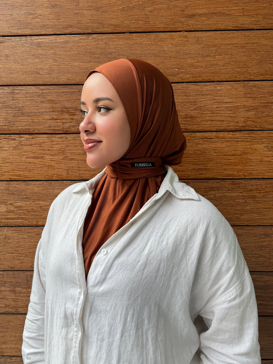 Instant Hijab Brown