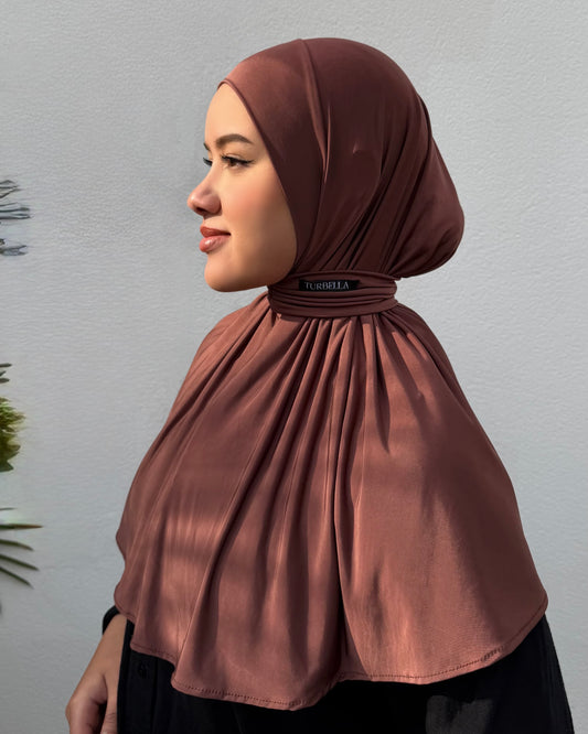 Instant Hijab Light Chocolate