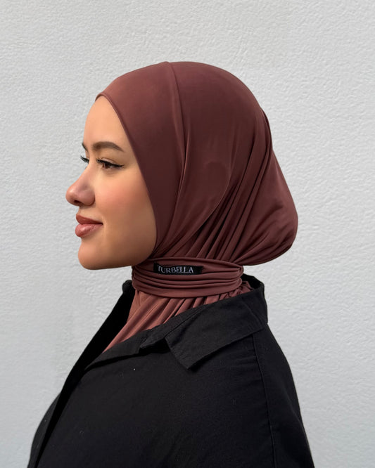 Instant Hijab Light Chocolate