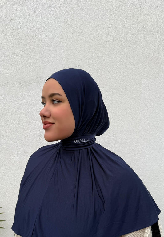 Instant Hijab Bleu Marine