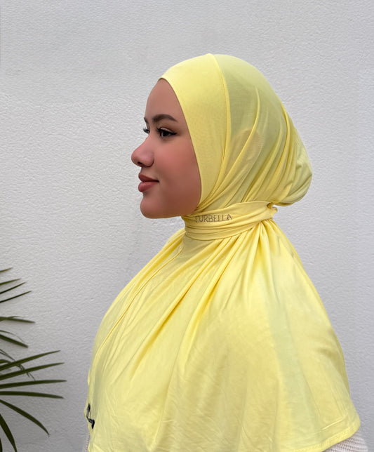 Instant Hijab Jaune Citron