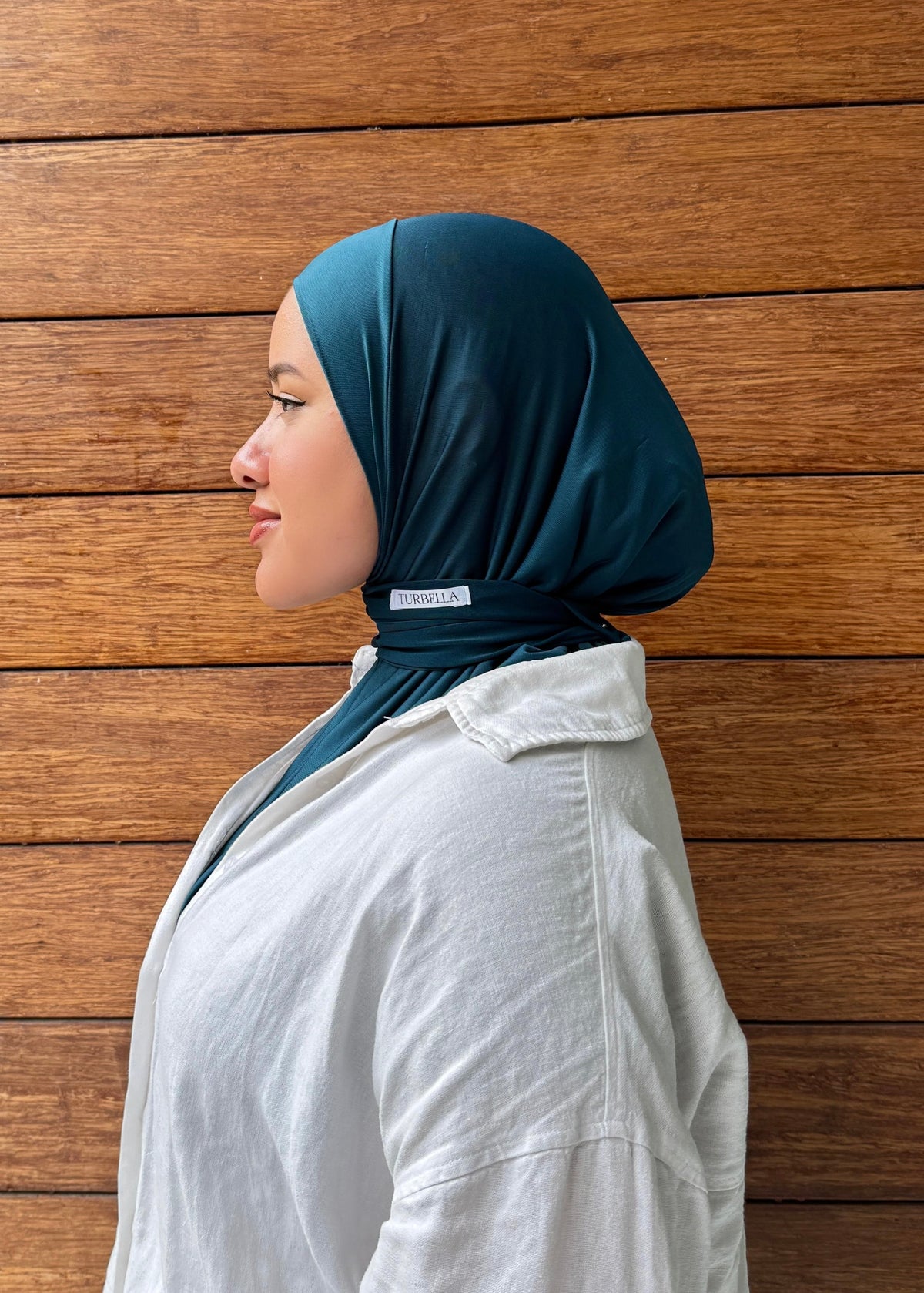Instant Hijab Bleu Pétrole