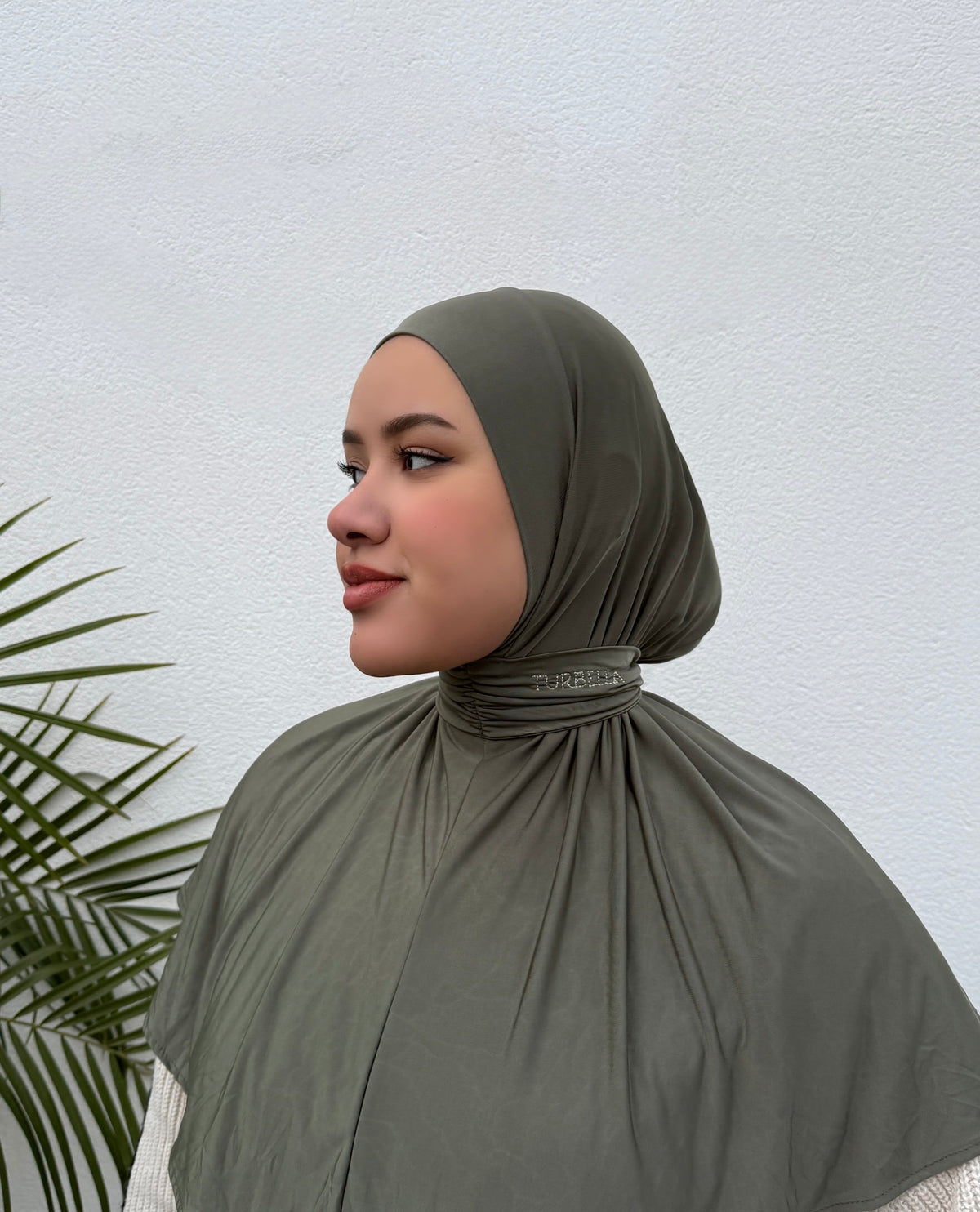 Instant Hijab Vert Militaire