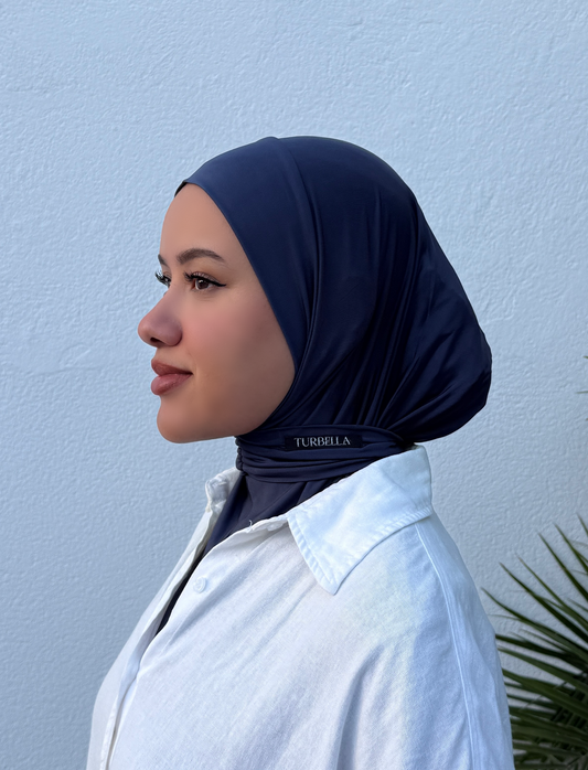Instant Hijab Navy Blue