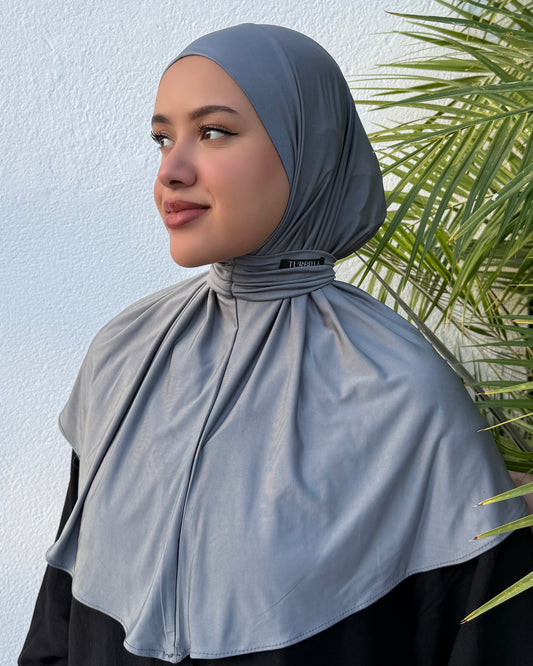 Instant Hijab Gray